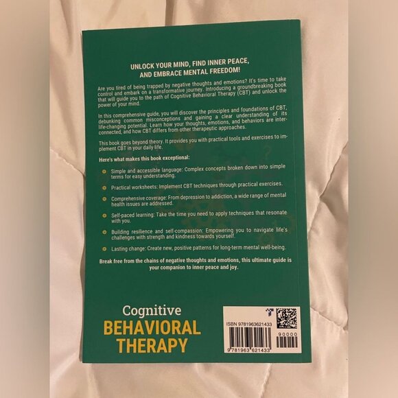 BRAND NEW!! Cognitive Behavioral Therapy Book - Beginners at home workbook - Picture 5 of 5